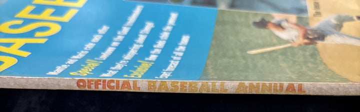1962 Official Baseball Annual First Issue w/Rocky Colavito Cover
