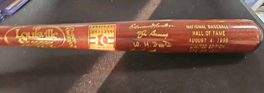 Limited Edition 1996 Baseball Hall of Fame Induction Class Commemorative Bat