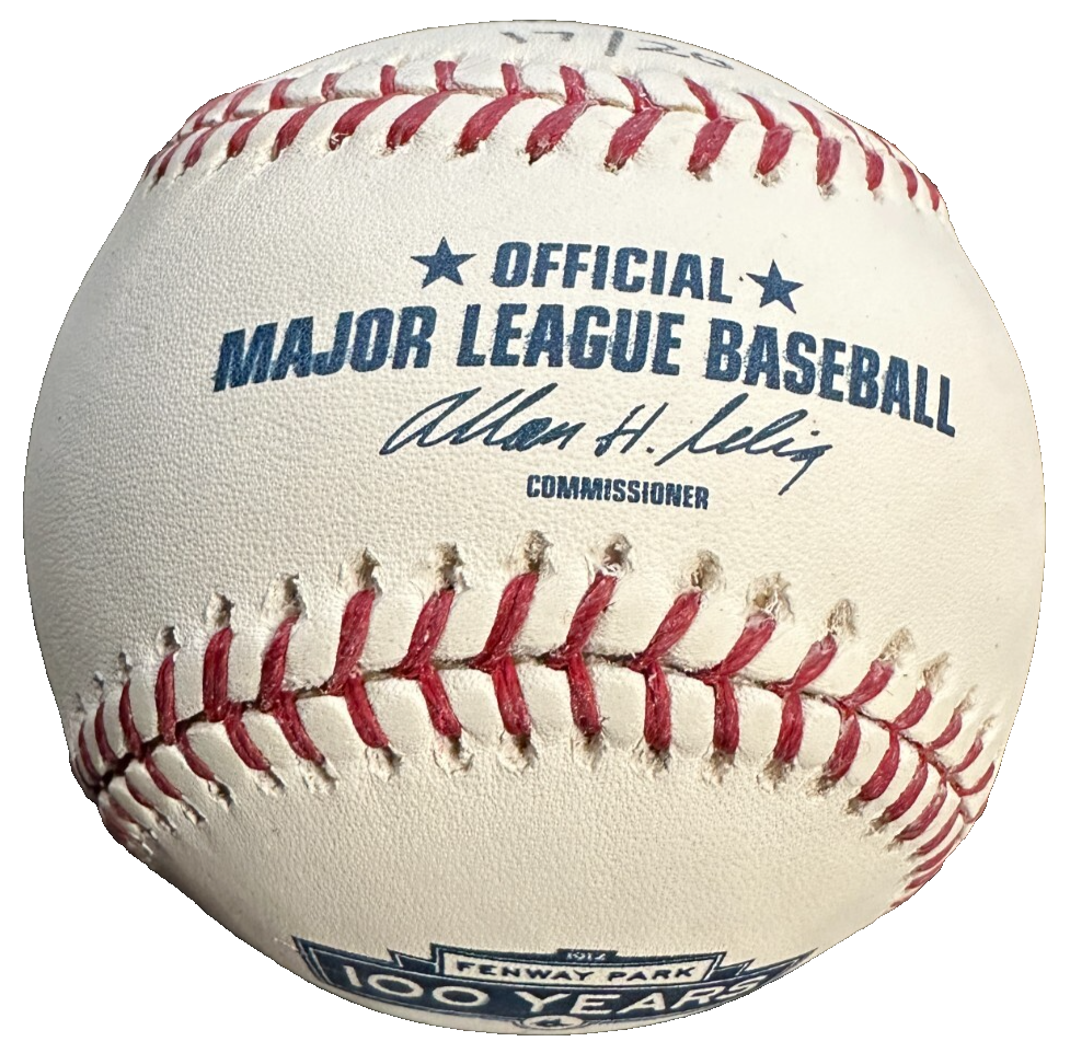 Don Zimmer Autographed Fenway Park 100th Anniversary Baseball Red Sox