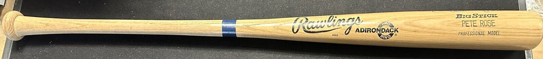 Pete Rose Autographed Adirondack Game Model Bat BAS Reds Philles