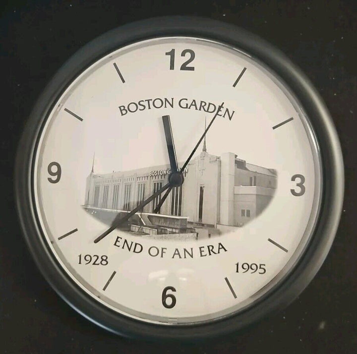 Boston Garden End Of An Era Wall Clock