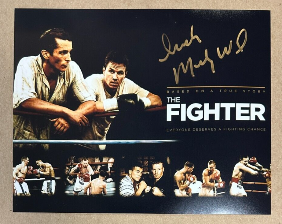 Irish Micky Ward Autographed 8x10 The Fighter Photo +