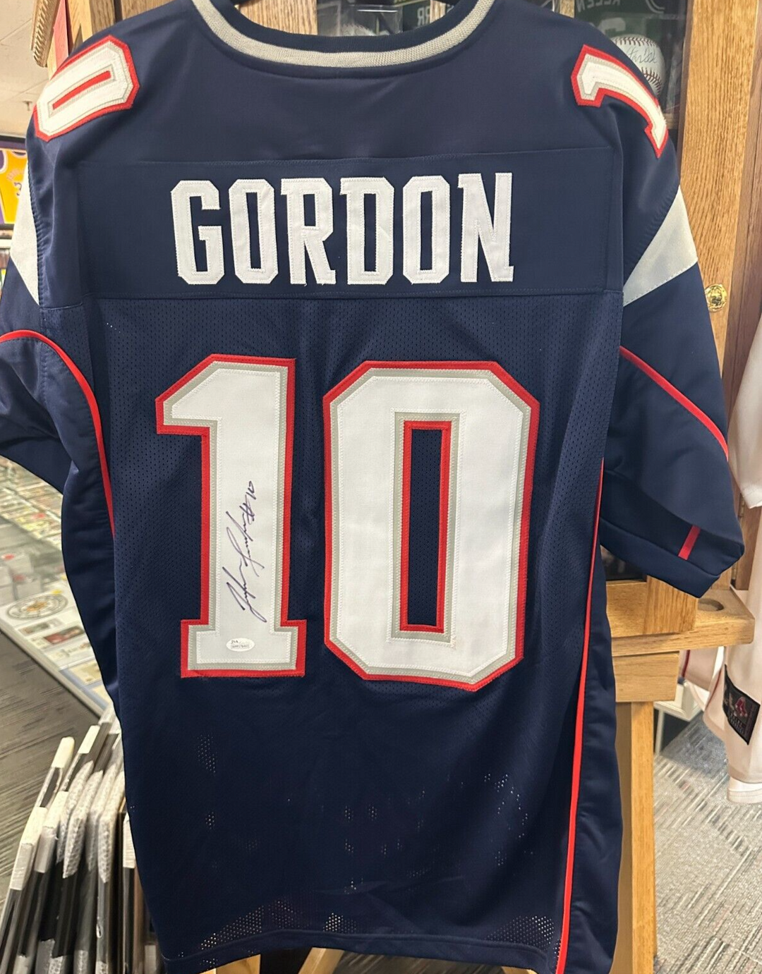 Josh Gordon Autographed New England Patriots Jersey JSA NFL