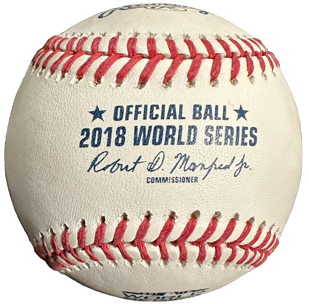Chris Sale Autographed Official 2018 World Series Baseball Boston Red Sox