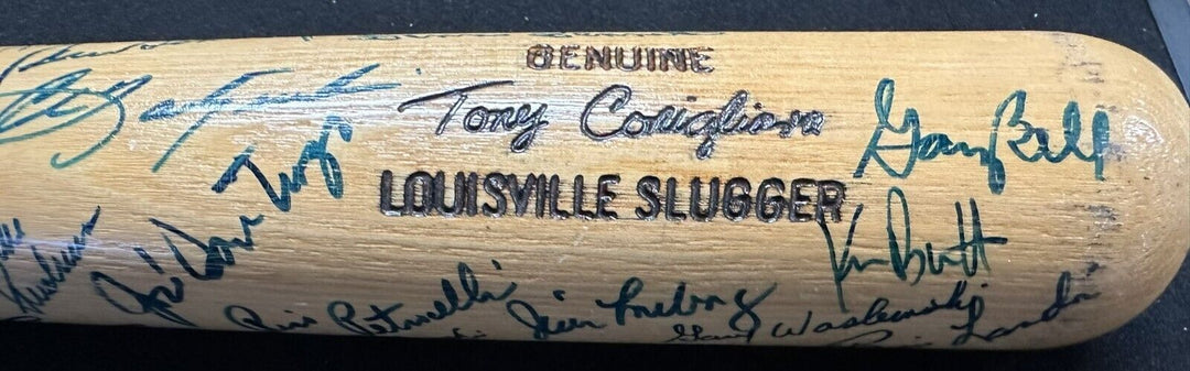 1967 Boston Red Sox Team Signed Tony Conigliaro Game Bat Ken Coleman Estate