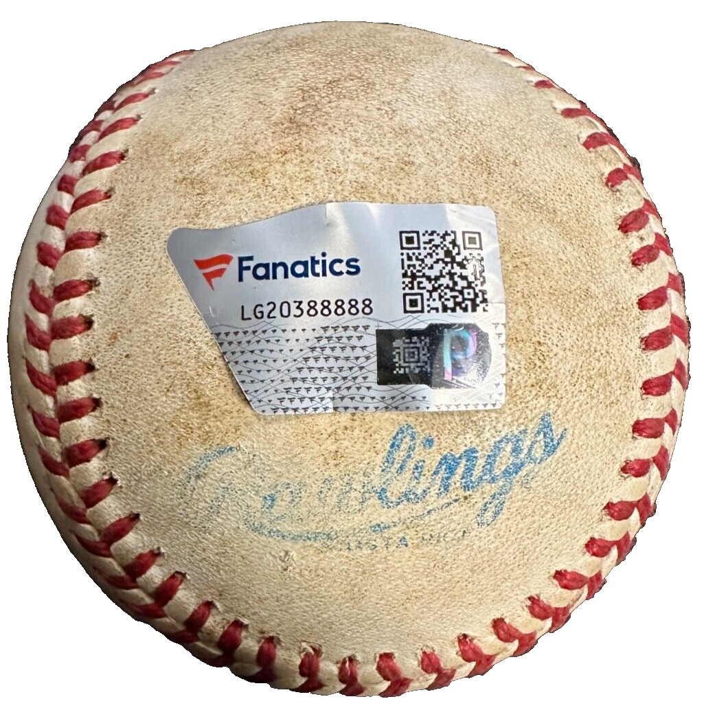 Carlton Fisk Autographed Comiskey Park Inaugural Season Game Baseball White Sox