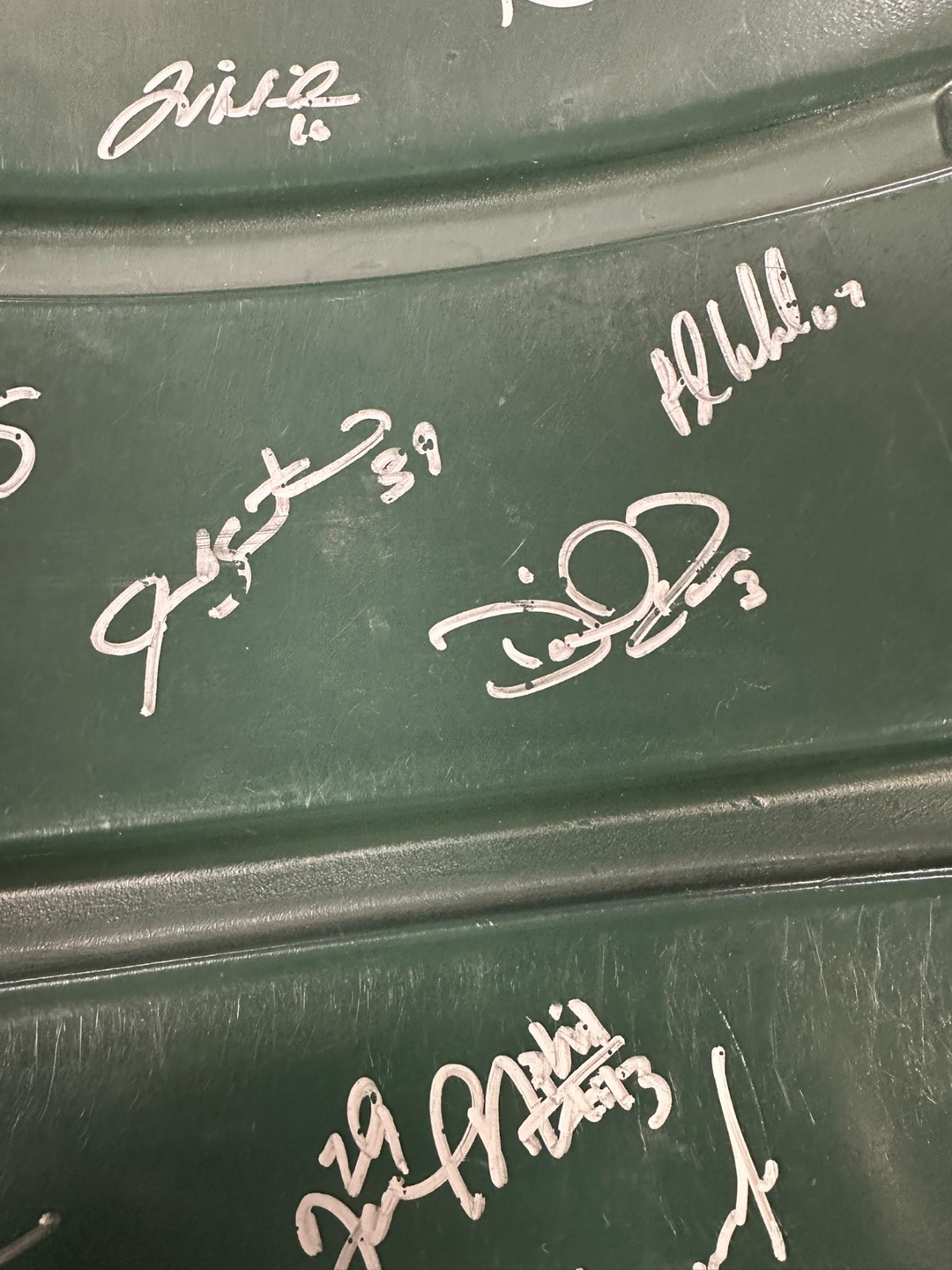 2013 Boston Red Sox World Series Champs Team Signed Fenway Seatback Fanatics