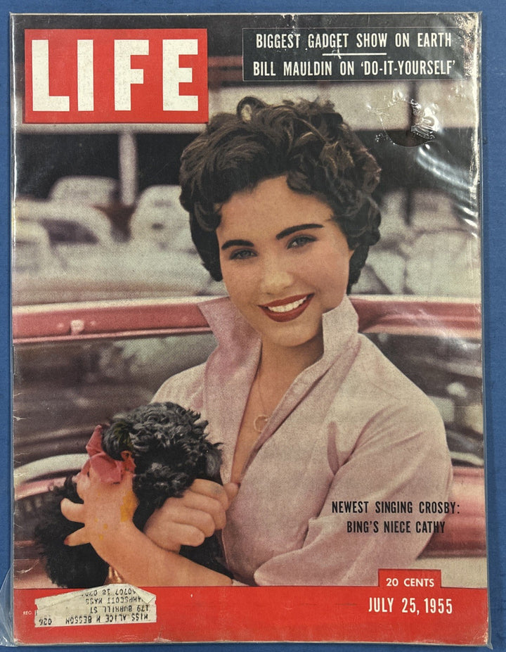 Life Magazine Vintage Newest Singing Crosby Bings Niece Cathy July 25 1955