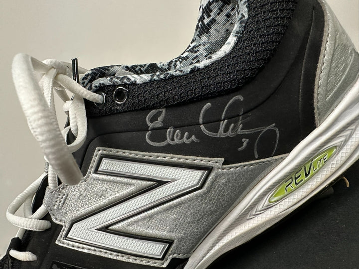 Evan Longoria Autographed New Balance Game Worn Cleat Rays Giants