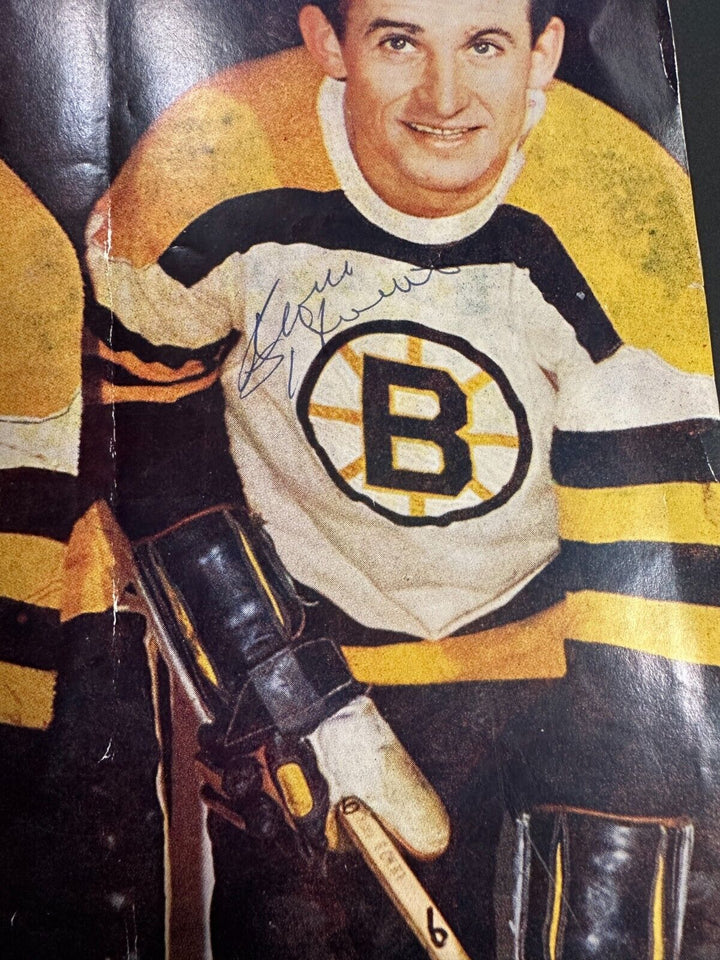 Vic Stasiuk & Bronco Horvath Autographed March 1960 Sport Revue Magazine