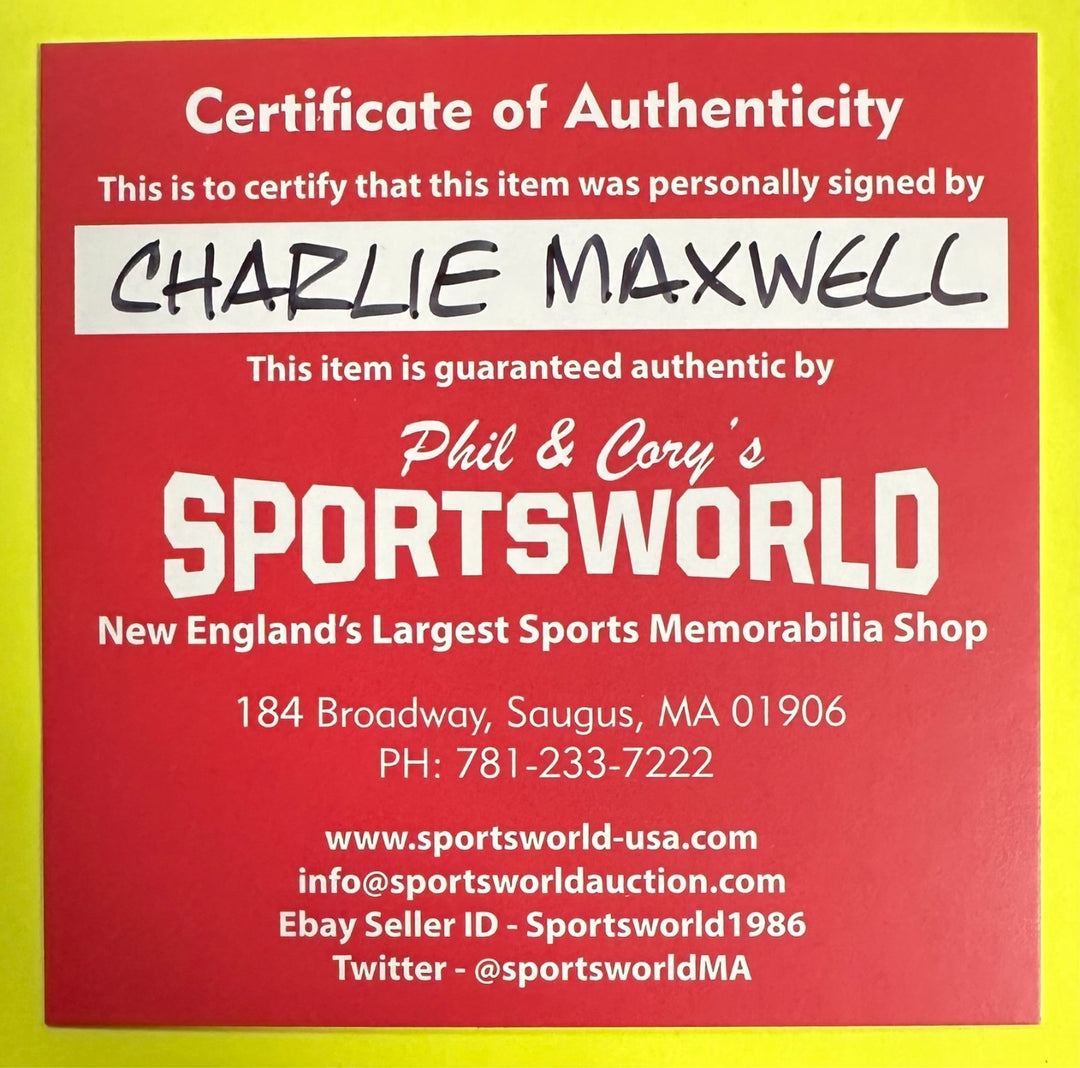 Charlie Maxwell Autographed American League Baseball Tigers & Red Sox