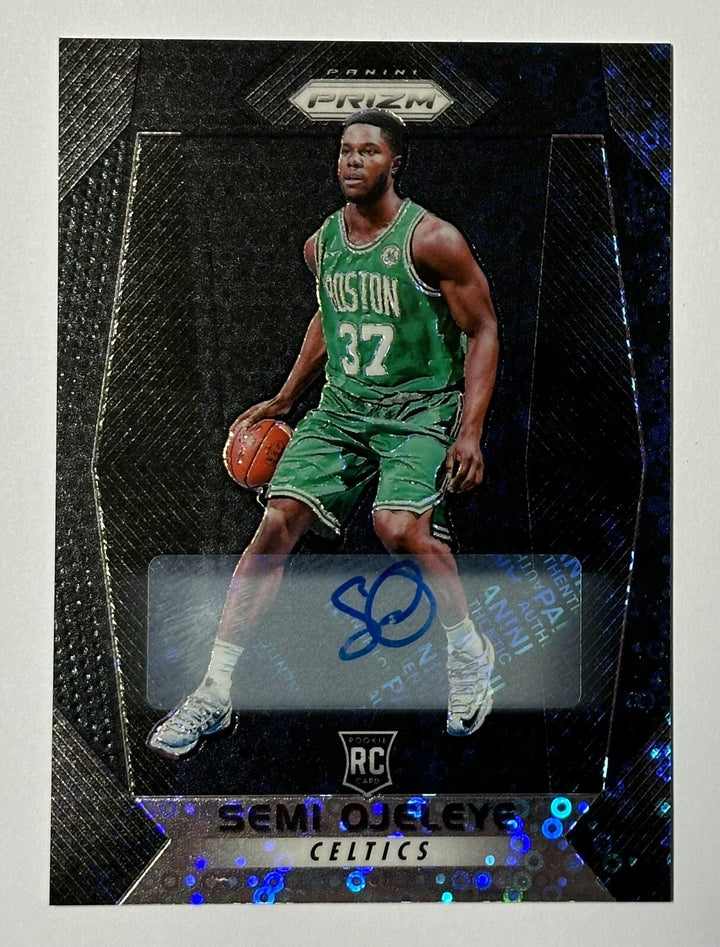 2017-18 Panini Prizm Semi Ojeleye Black Fastbreak 1/1 Rookie Auto