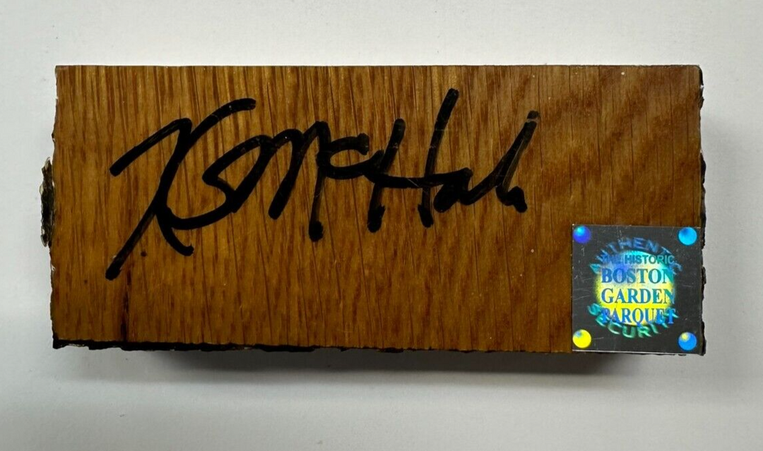 Kevin McHale Autographed Authentic Piece Boston Garden Parquet Celtics BAS HOF