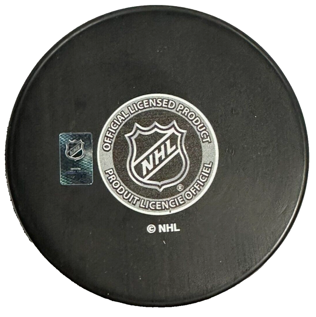 Derek Sanderson Autographed Boston Bruins 100th Anniversary Puck