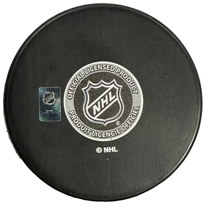 Derek Sanderson Autographed Boston Bruins 100th Anniversary Puck