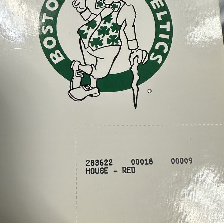 Red Auerbach Personal 1994-95 Boston Celtics Season Ticket Booklet Garden Last