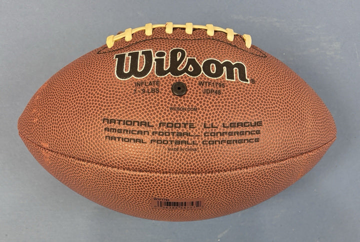 Bob Lilly HOF Signed Wilson Football Dallas Cowboys Schwartz Sports