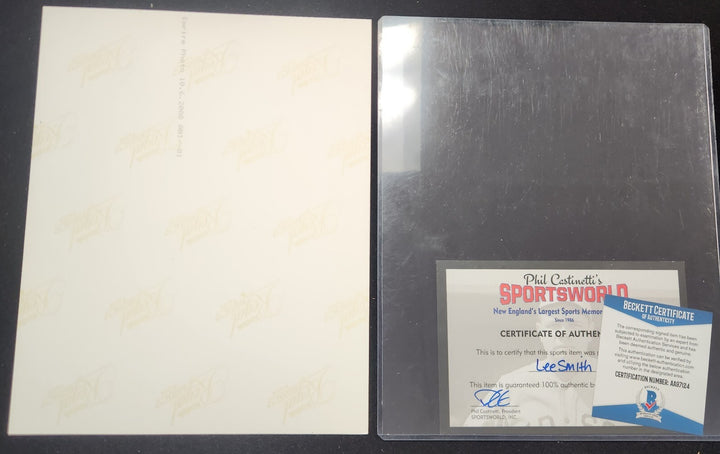 Lee Smith Signed 8x10 Photo Chicago Cubs Boston Red Sox 428 Saves Beckett COA