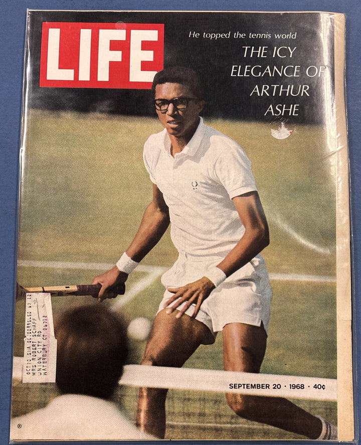 Life Magazine The Icy Elegance Of Arthur Ashe September 20 1968
