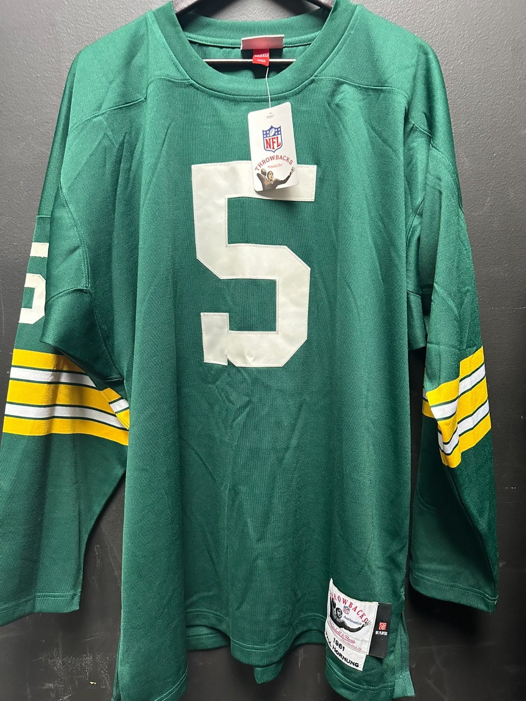 Paul Hornung 1961 Green Bay Packers Mitchell & Ness Throwback Jersey NFL