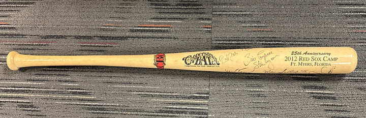 2012 Red Sox Fantasy Camp Signed Baseball Bat Campbell Petrocelli Bell Etc.