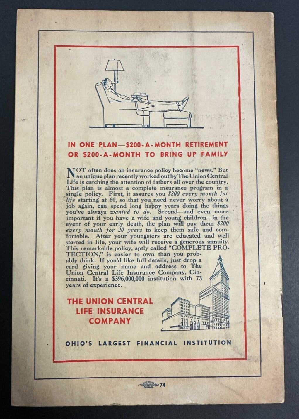 Sept 10, 1940 Cincinnati Reds & Chicago Cubs Program Scored 2-1 Reds
