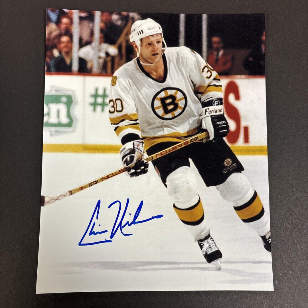 Chris Nilan Signed 8x10 Boston Bruins Sportsworld