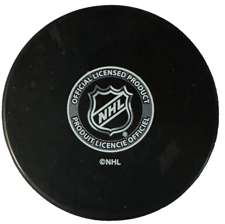 Matt Hunwick Autographed Boston Bruins Hockey Puck NHL