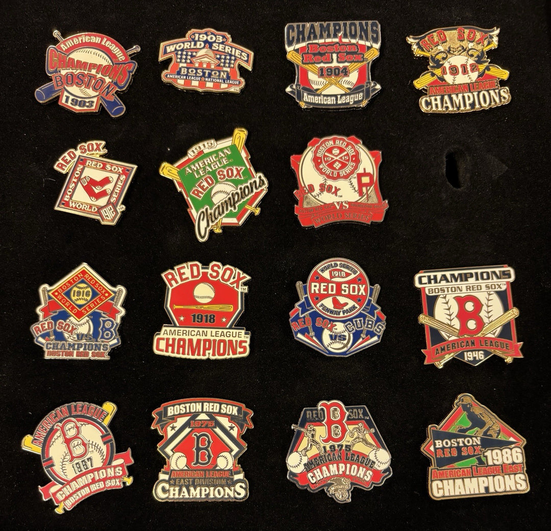 Willabee & Ward The Boston Red Sox World Series Pin Collection 25 pins
