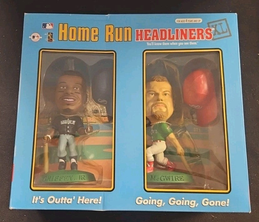 1998 MLB Home Run Headliners XL Mark McGuire & Ken Griffey Jr. NIB