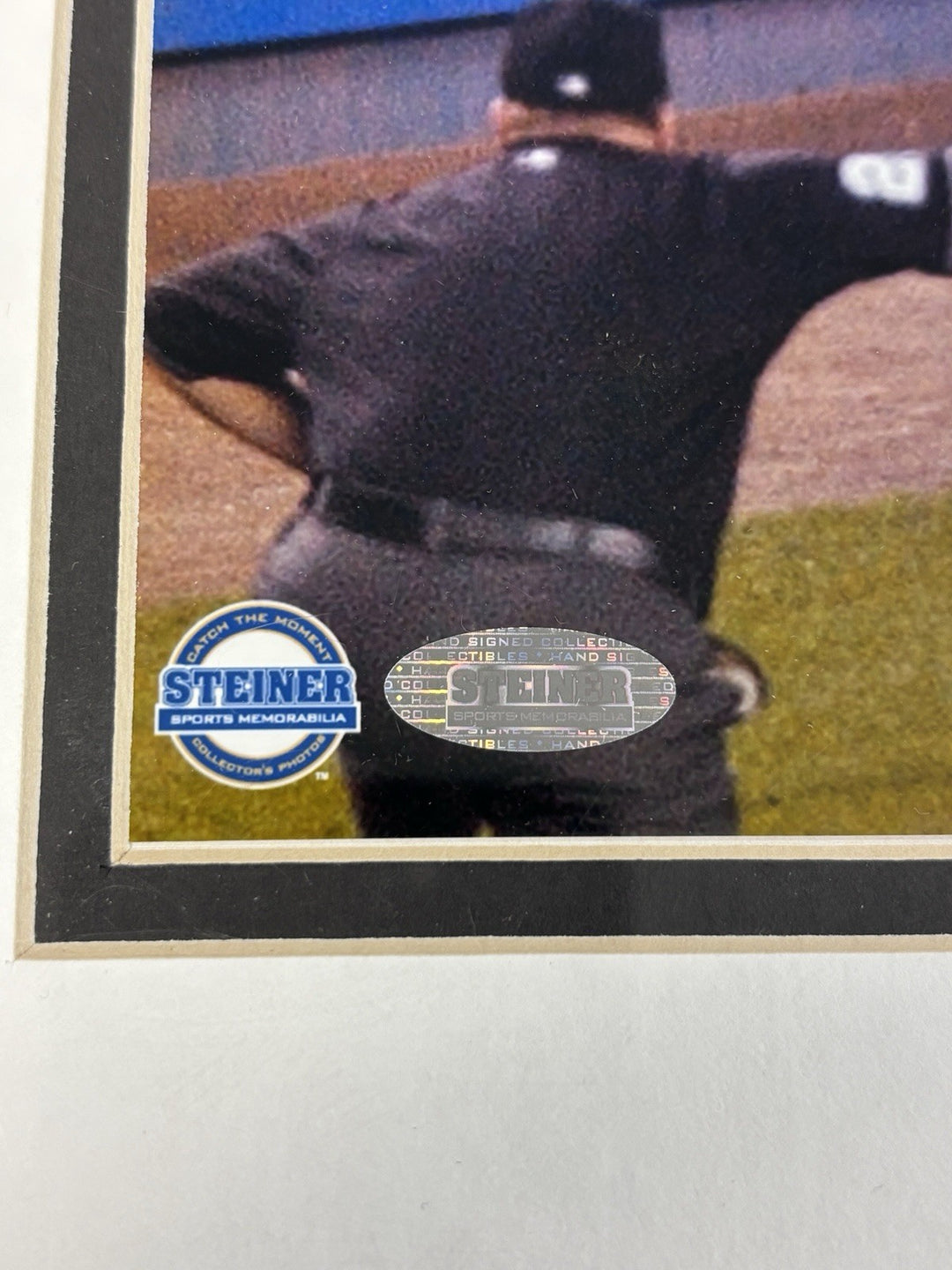 Derek Jeter Autographed 8x10 Photo Framed Steiner Sports Yankees HOF
