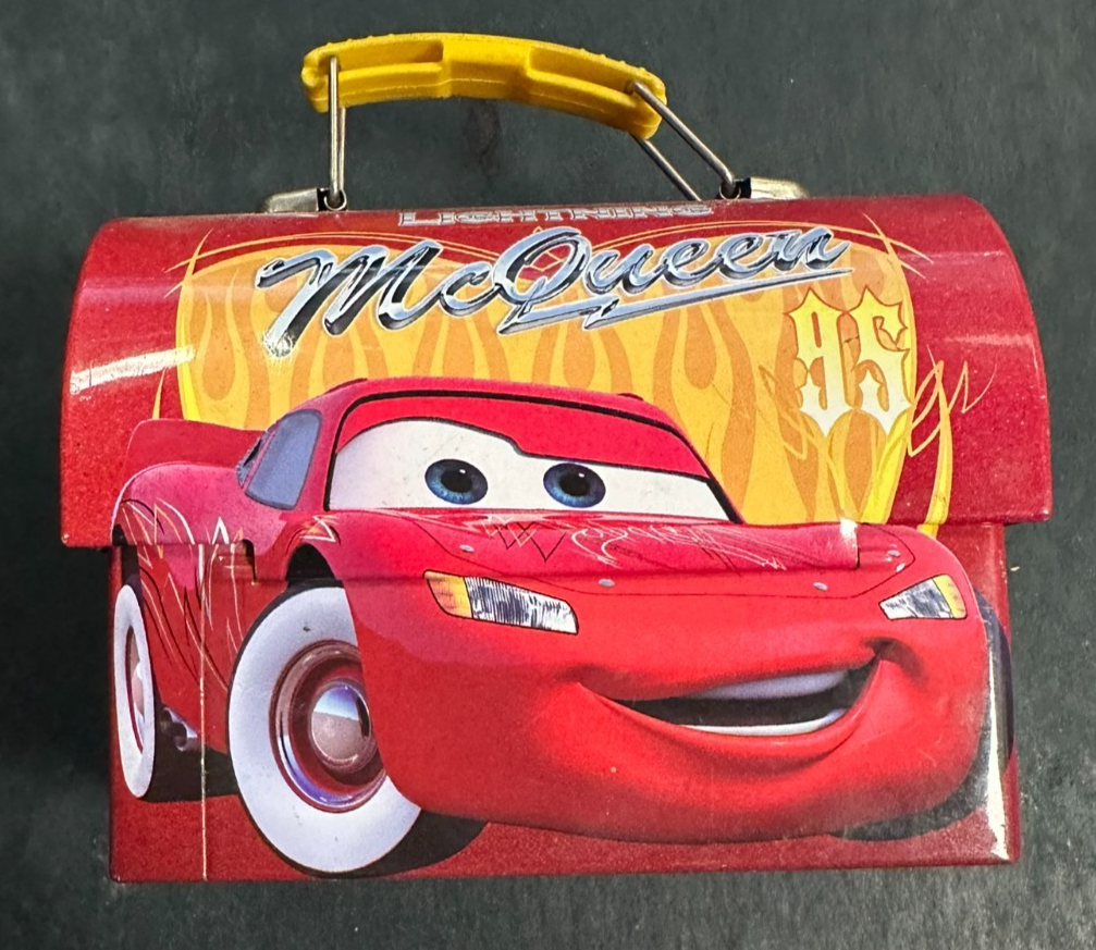 Disney Pixar Lightning McQueen #95 Tin Lunch Box