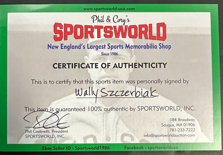 Wally Szczerbiak Autographed Boston Celtics Authentic Jersey NBA