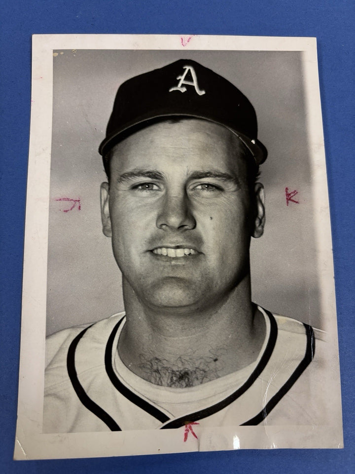 1951 Gus Zernial Original 5x7 Newspaper Wire Photo Philadelphia Athletics