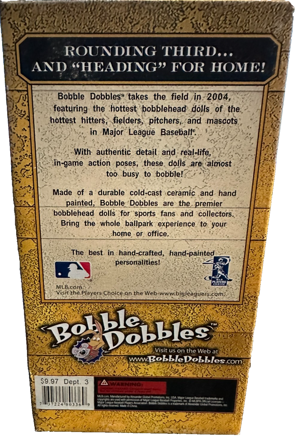 2004 Roger Clemens Astros Hand Numbered Limited Edition Bobble Dobbles Figurine