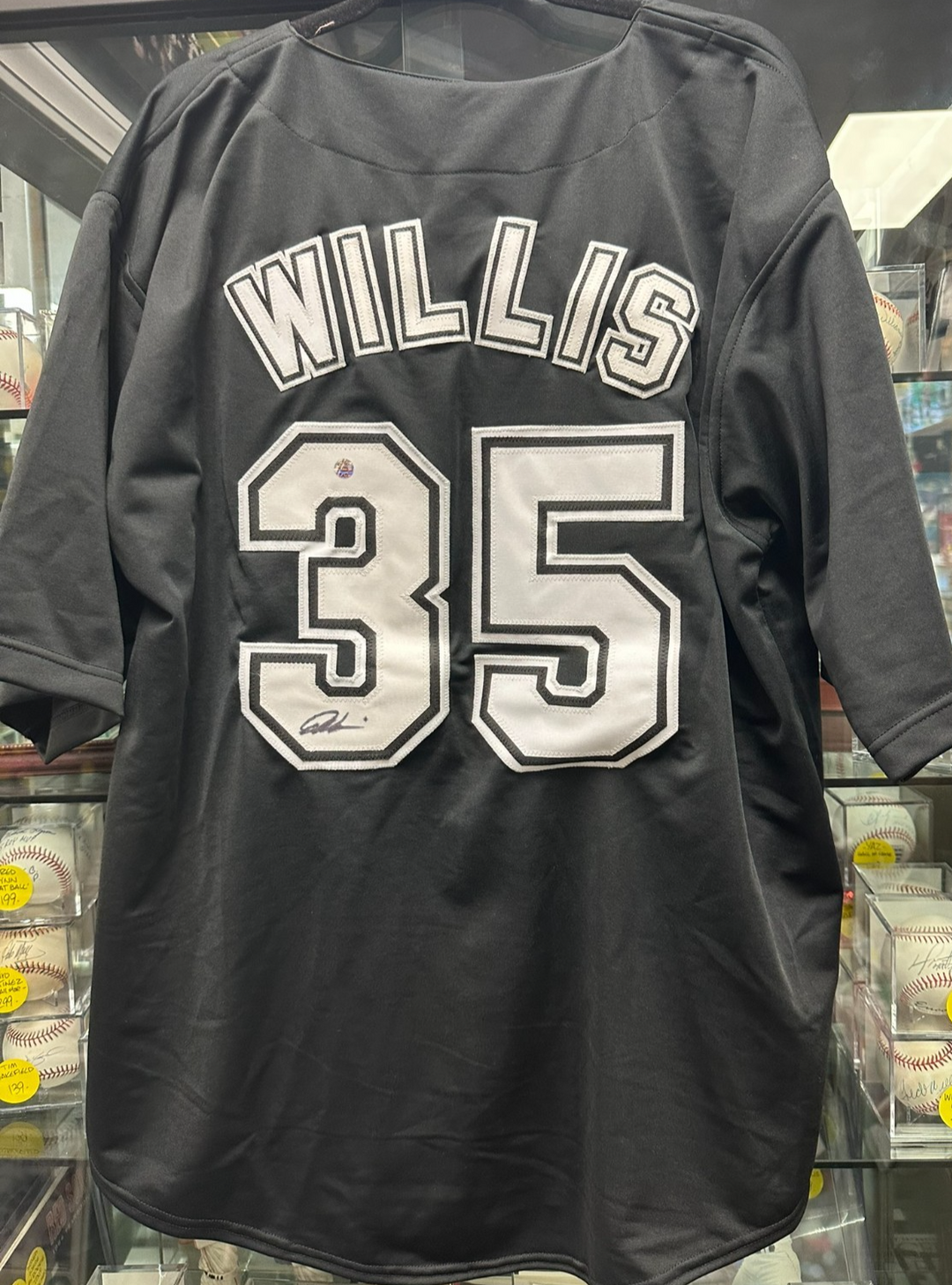 Dontrelle Willis Autographed Florida Marlins Custom Black Jersey