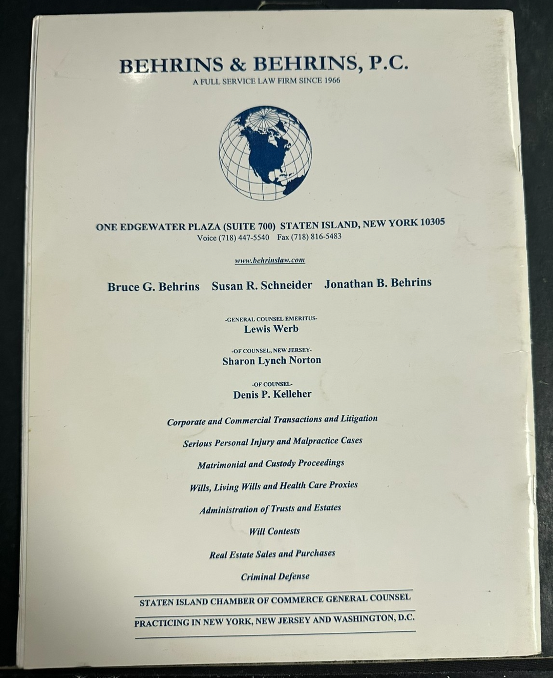 10th Annual Dr. Theodore (Teddy) Atlas Foundation Dinner Autographed Program