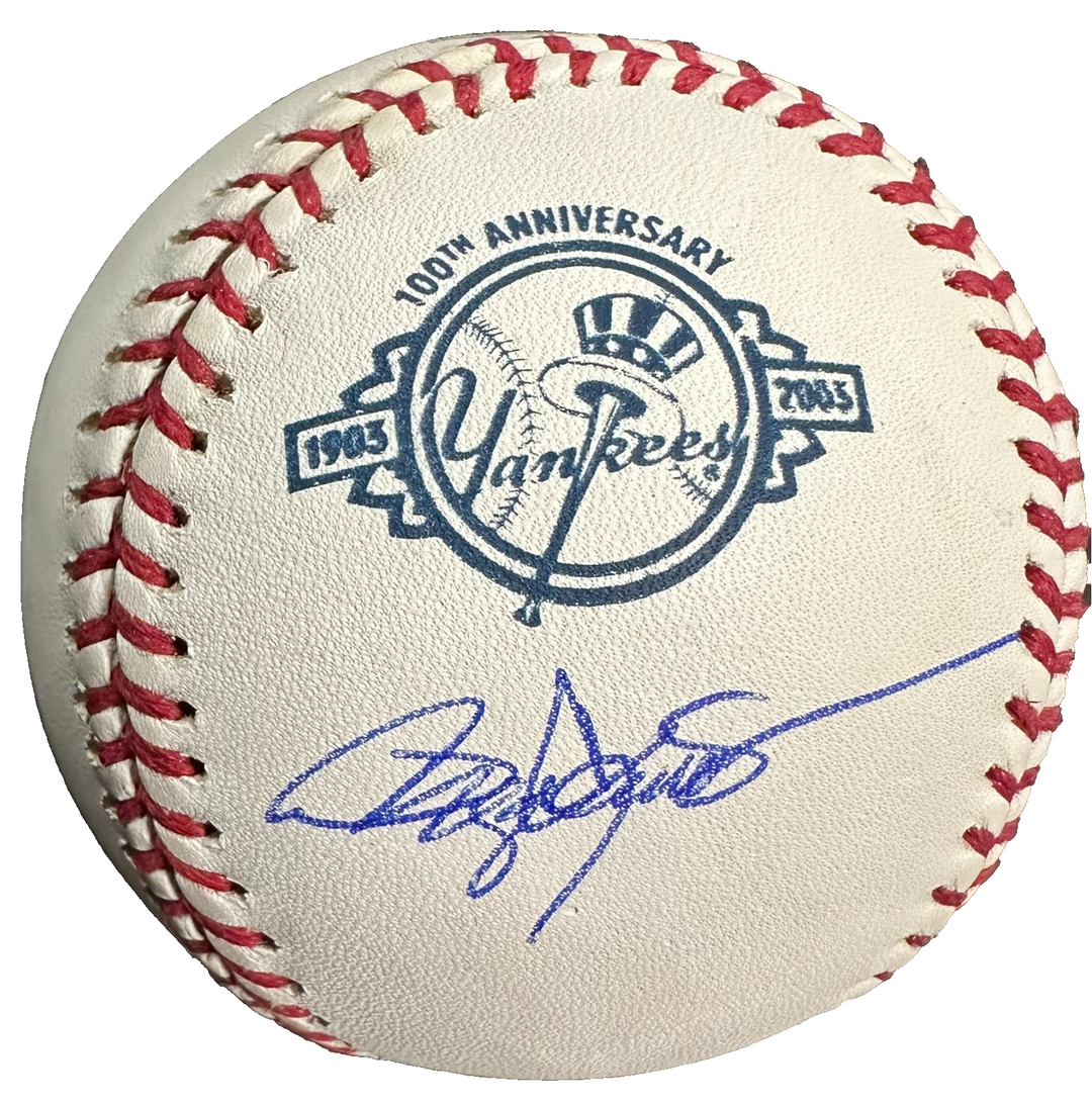 Roger Clemens Autographed New York Yankees 100th Anniversary Baseball TRISTAR