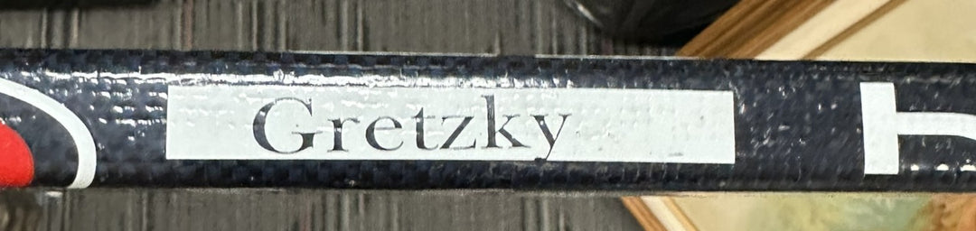 Wayne Gretzky Autographed Game Issued Hockey Stick W/ 1999 NYR Insc BAS HOF