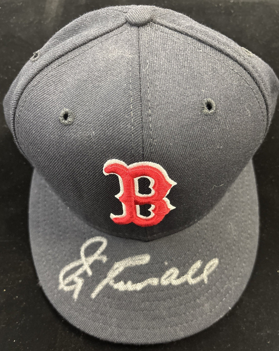Dominic DiMaggio Autographed Boston Red Sox Fitted Hat MLB