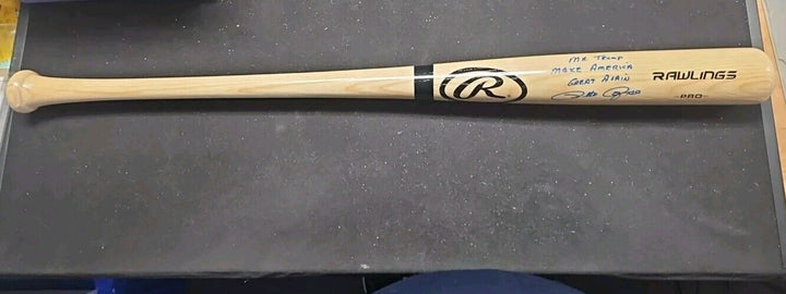 Pete Rose Signed Inscribed Rawlings Baseball Bat COA 