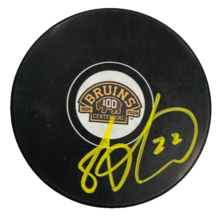 Shawn Thornton Autographed Boston Bruins 100th Anniversary Puck