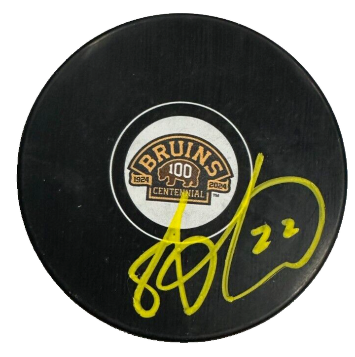 Shawn Thornton Autographed Boston Bruins 100th Anniversary Puck