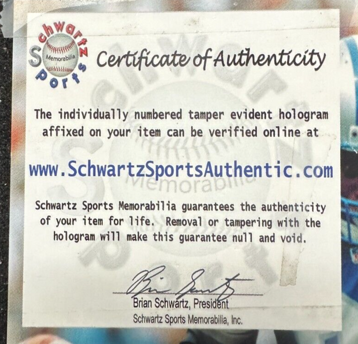 Larry Bird Autographed 3x NBA Champion & 1998 Hall of Fame Trophy Schwartz COA
