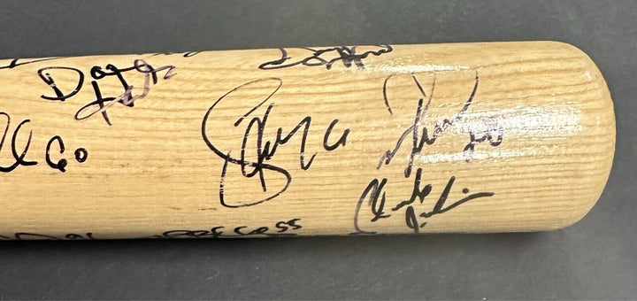 Boston Bruins 2010 Winter Classic Team Signed Bat Fenway Park Orr Bergeron
