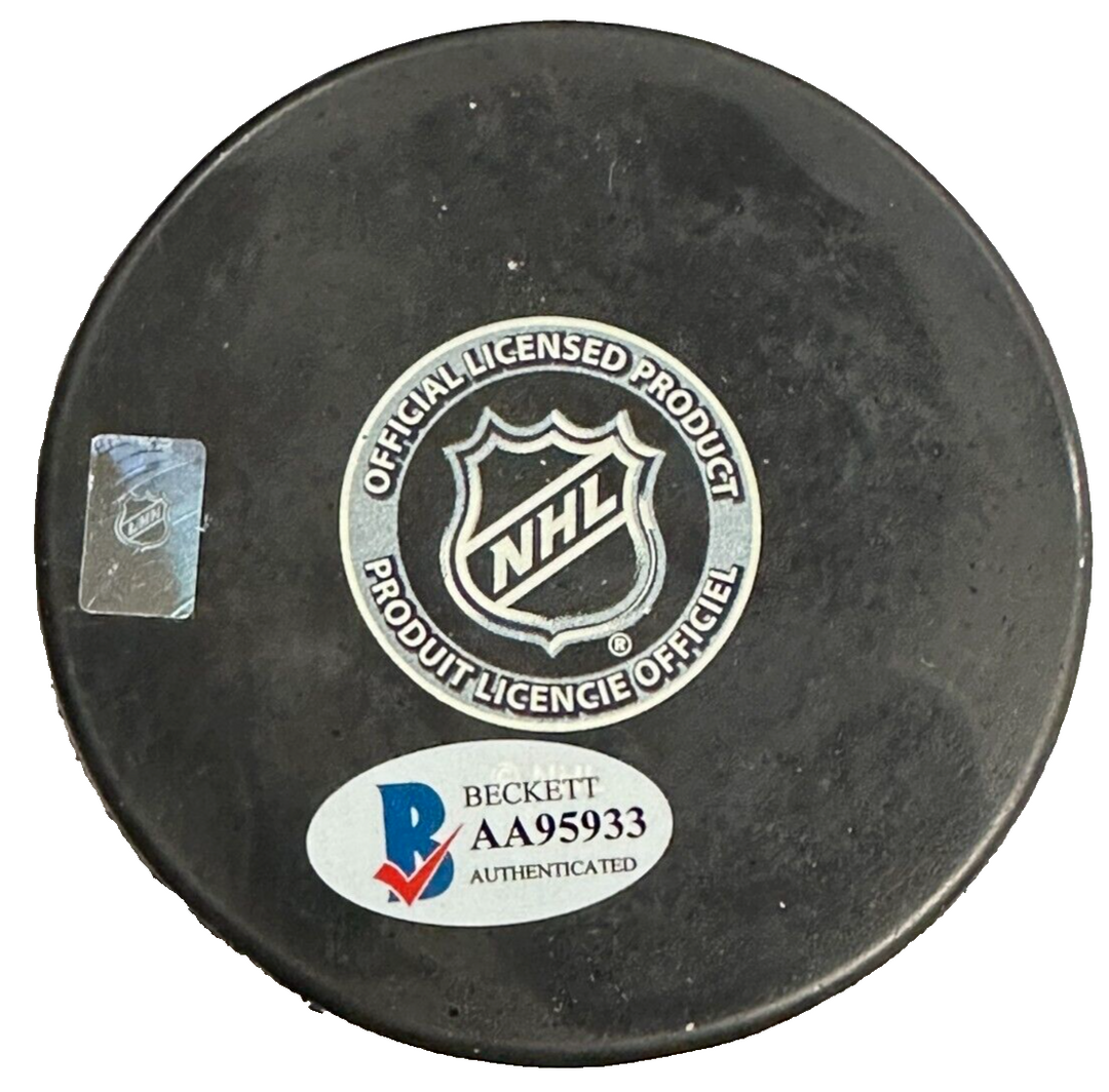 Stan Jonathan Autographed Boston Bruins Hockey Puck BAS NHL