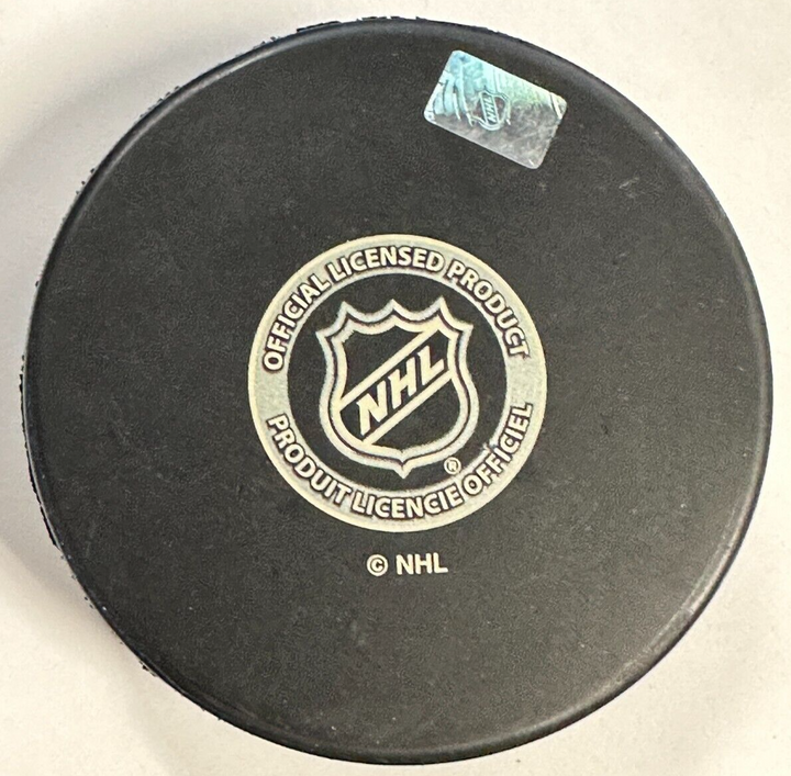 Chris Nilan Autographed Boston Bruins Hockey Puck NHL