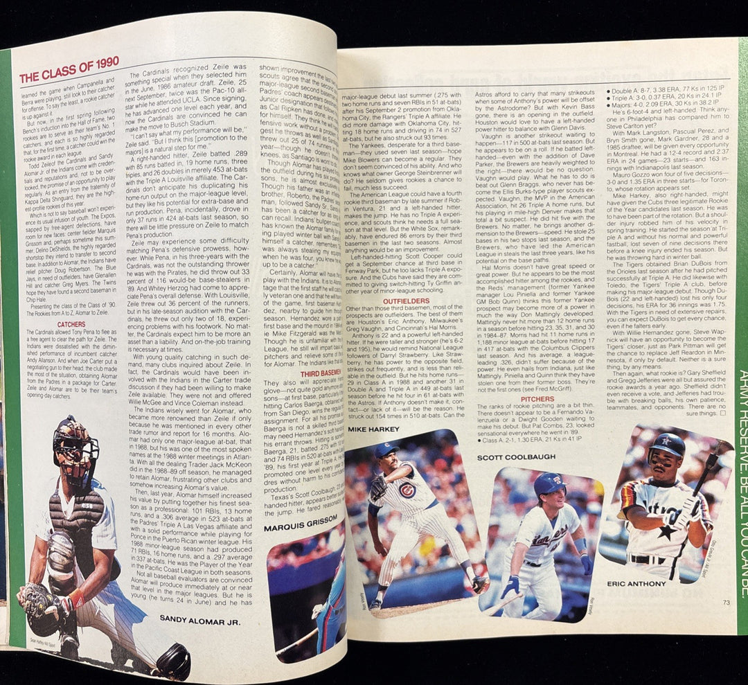 1990 Street & Smiths Baseball 50 Years Collectors Magazine 