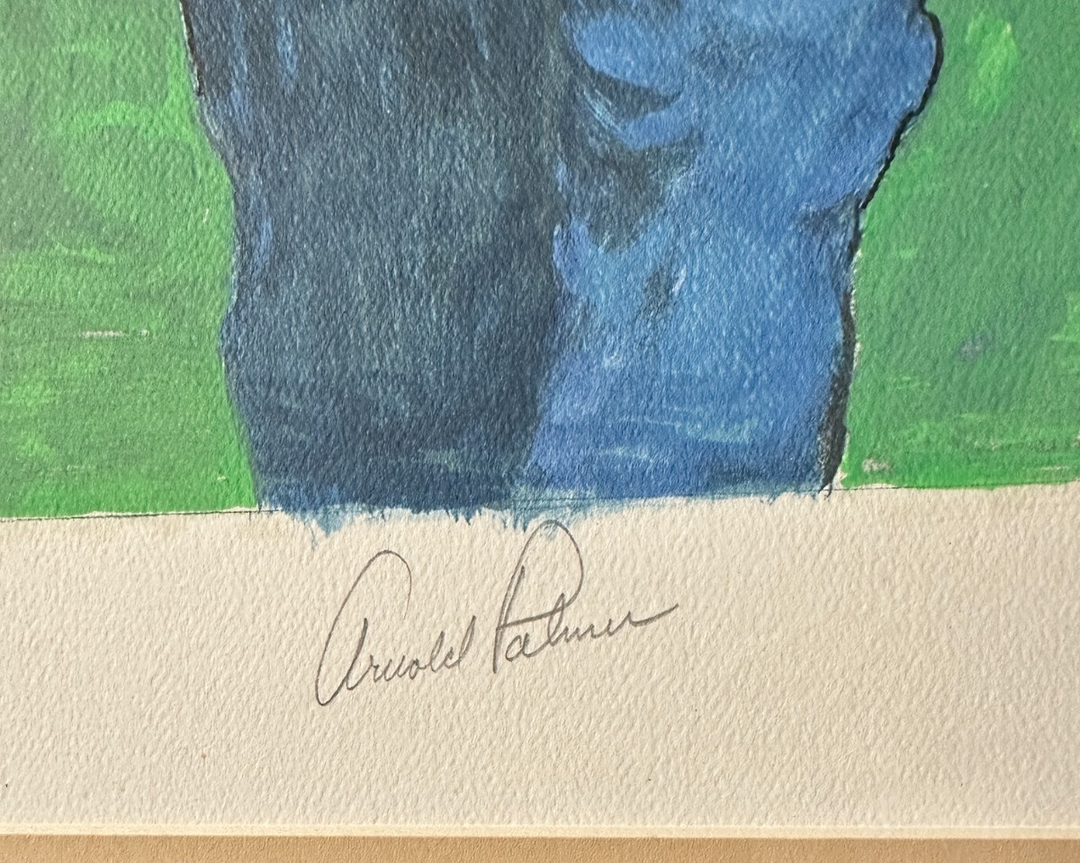 Arnold Palmer & Jack Nicklaus Signed Scott Medlock Golf Print /250 BAS