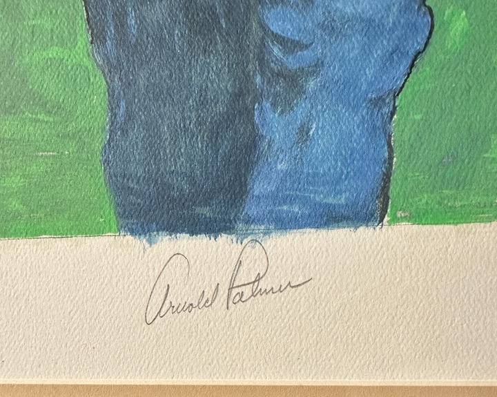 Arnold Palmer & Jack Nicklaus Signed Scott Medlock Golf Print /250 BAS